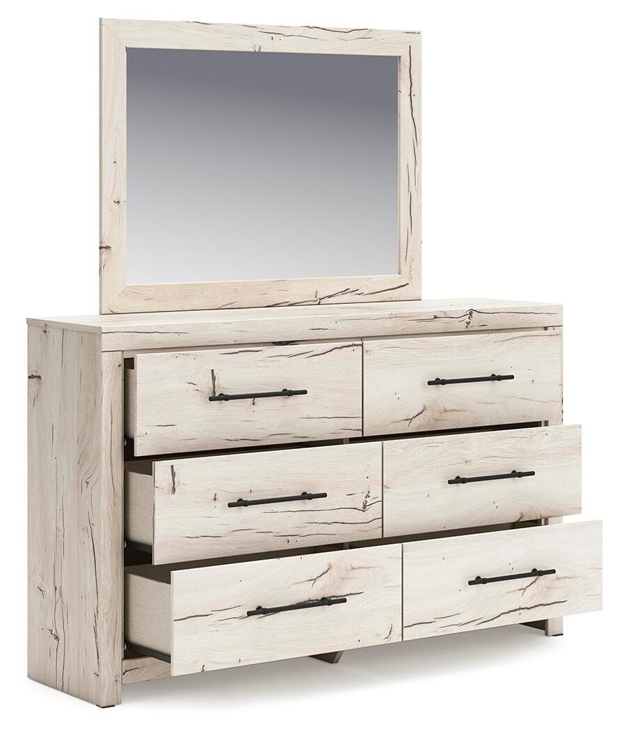 Lawroy Queen Panel Headboard, Dresser, Mirror and Nightstand
