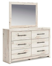 Lawroy Full Panel Storage Bed, Dresser, Mirror and Nightstand