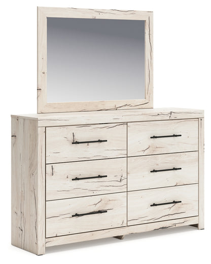 Lawroy Twin Panel Headboard, Dresser, Mirror, Chest and Nightstand