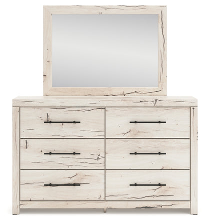 Lawroy Queen Panel Bed, Dresser and Mirror