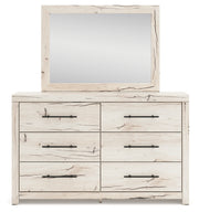 Lawroy Queen Panel Bed with Storage, Dresser, Mirror, Chest and Nightstand
