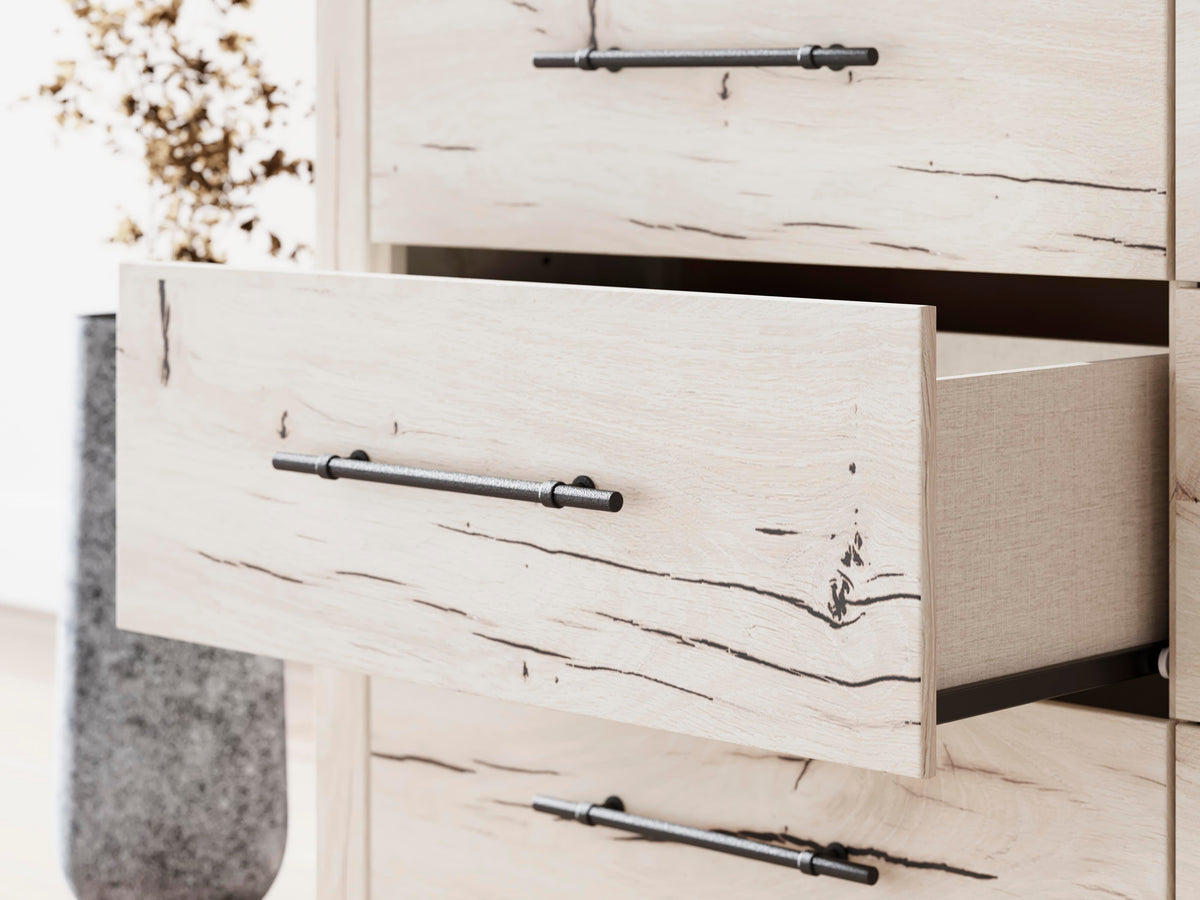 Lawroy Full Panel Headboard, Dresser and Mirror