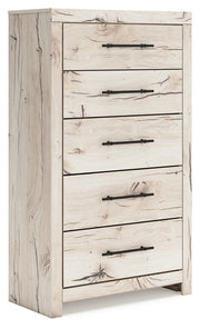 Lawroy Full Panel Headboard, Dresser, Mirror, Chest and Nightstand