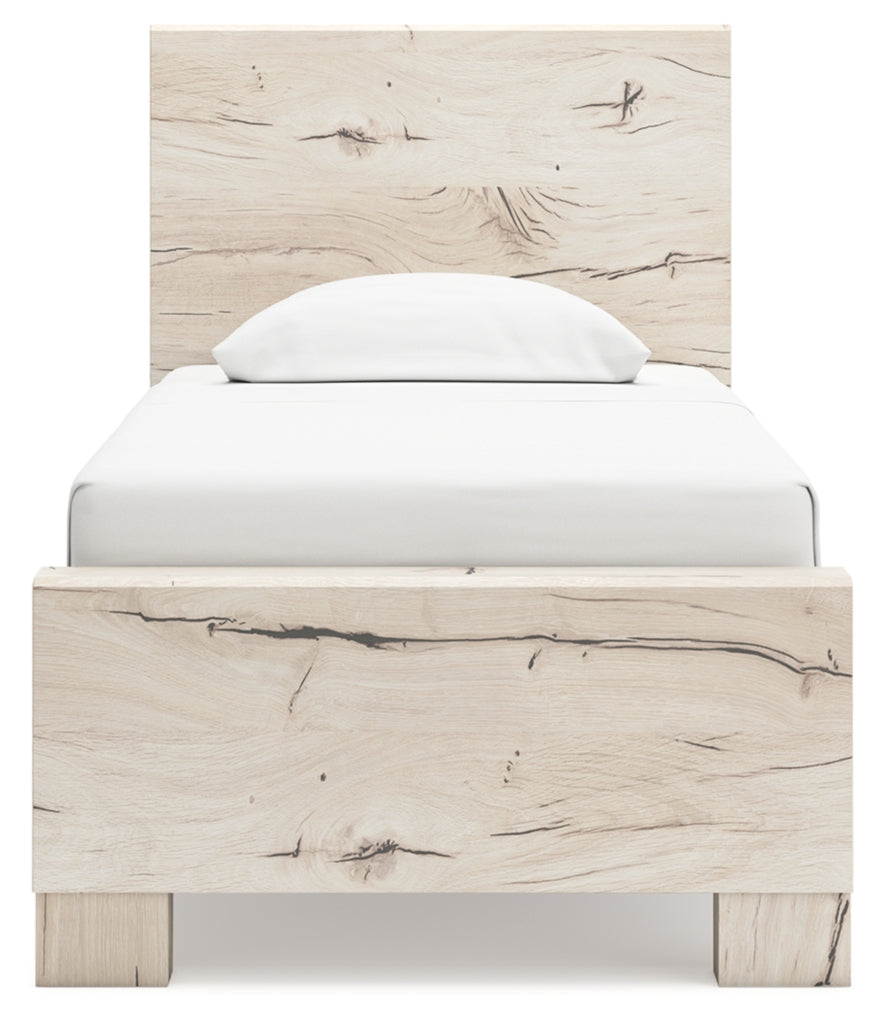 Lawroy Twin Panel Bed, Dresser and Mirror