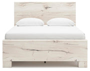 Lawroy Queen Panel Bed with Storage, Dresser and Mirror