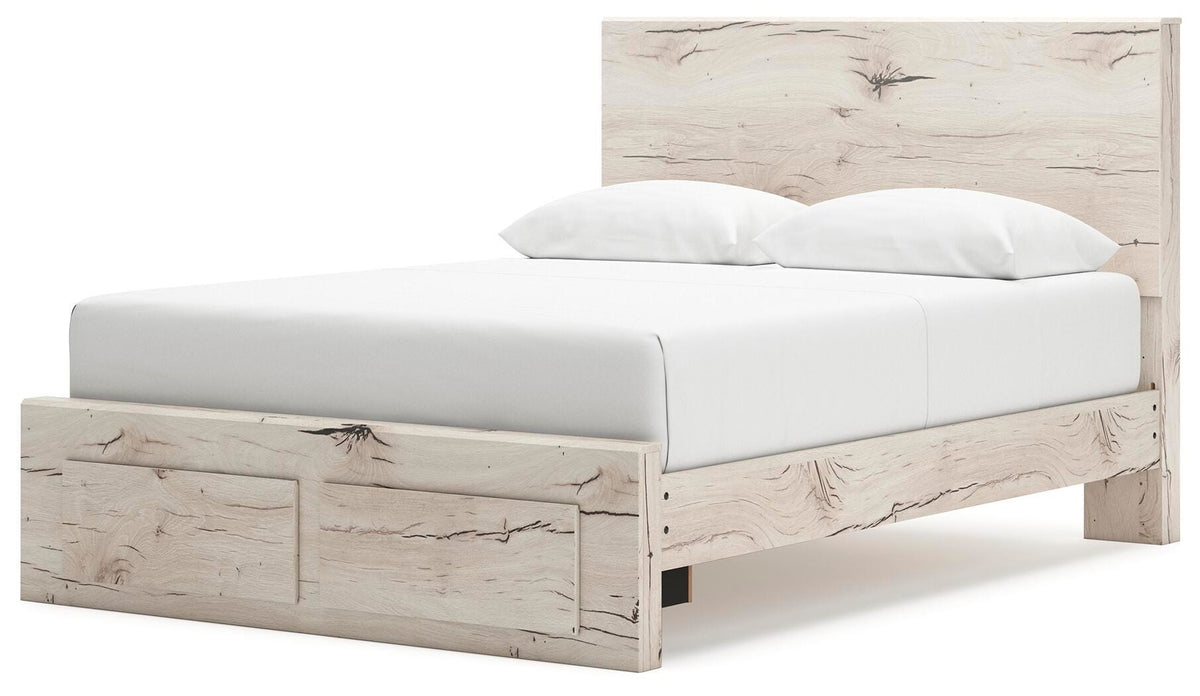 Lawroy Queen Panel Storage Bed, Dresser, Mirror and Nightstand