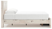 Lawroy Queen Panel Storage Bed, Dresser, Mirror and Nightstand