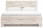 Lawroy King Panel Bed with Storage, Dresser and Mirror