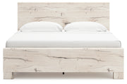 Lawroy King Panel Bed with Storage, Dresser, Mirror and Nightstand