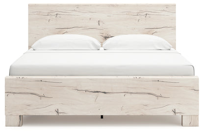 Lawroy King Panel Bed with Storage, Dresser, Mirror and Nightstand