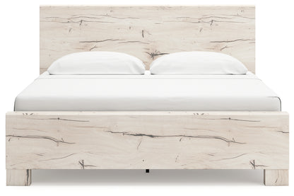 Lawroy King Panel Bed, Dresser, Mirror and Nightstand