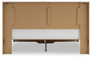 Lawroy King Panel Storage Bed, Dresser, Mirror and Nightstand