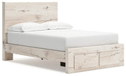 Lawroy Full Panel Storage Bed, Dresser and Mirror