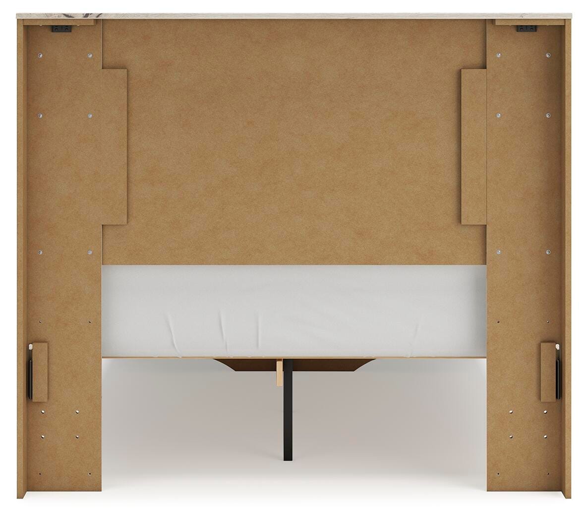 Lawroy Full Panel Storage Bed, Dresser, Mirror and Nightstand