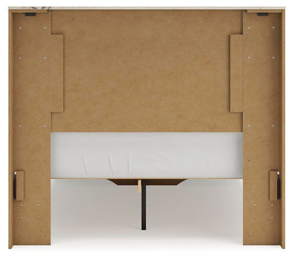 Lawroy Full Panel Storage Bed, Dresser, Mirror and Nightstand