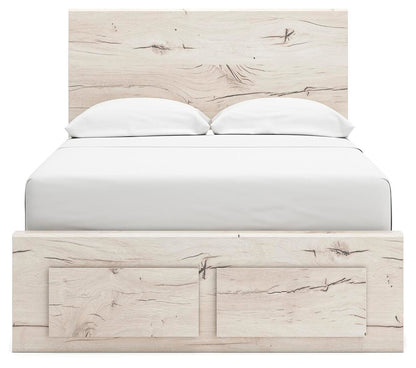 Lawroy Full Panel Storage Bed, Dresser, Mirror and Nightstand