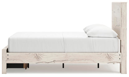 Lawroy Full Panel Storage Bed, Dresser, Mirror and Nightstand