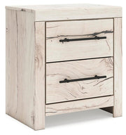 Lawroy Twin Panel Bed with Storage and Nightstand