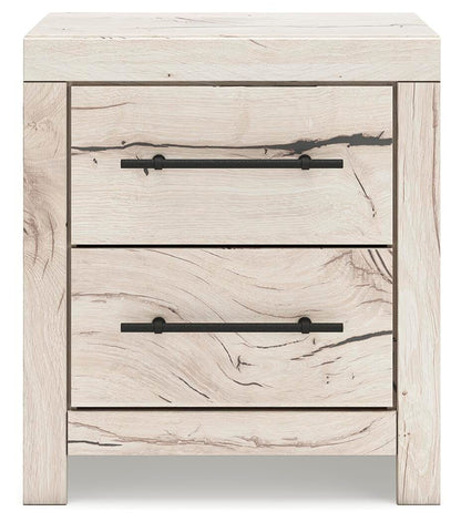 Lawroy Queen Panel Storage Bed, Dresser, Mirror and Nightstand