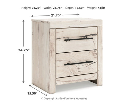 Lawroy Twin Panel Bed with Storage, Dresser, Mirror, Chest and Nightstand