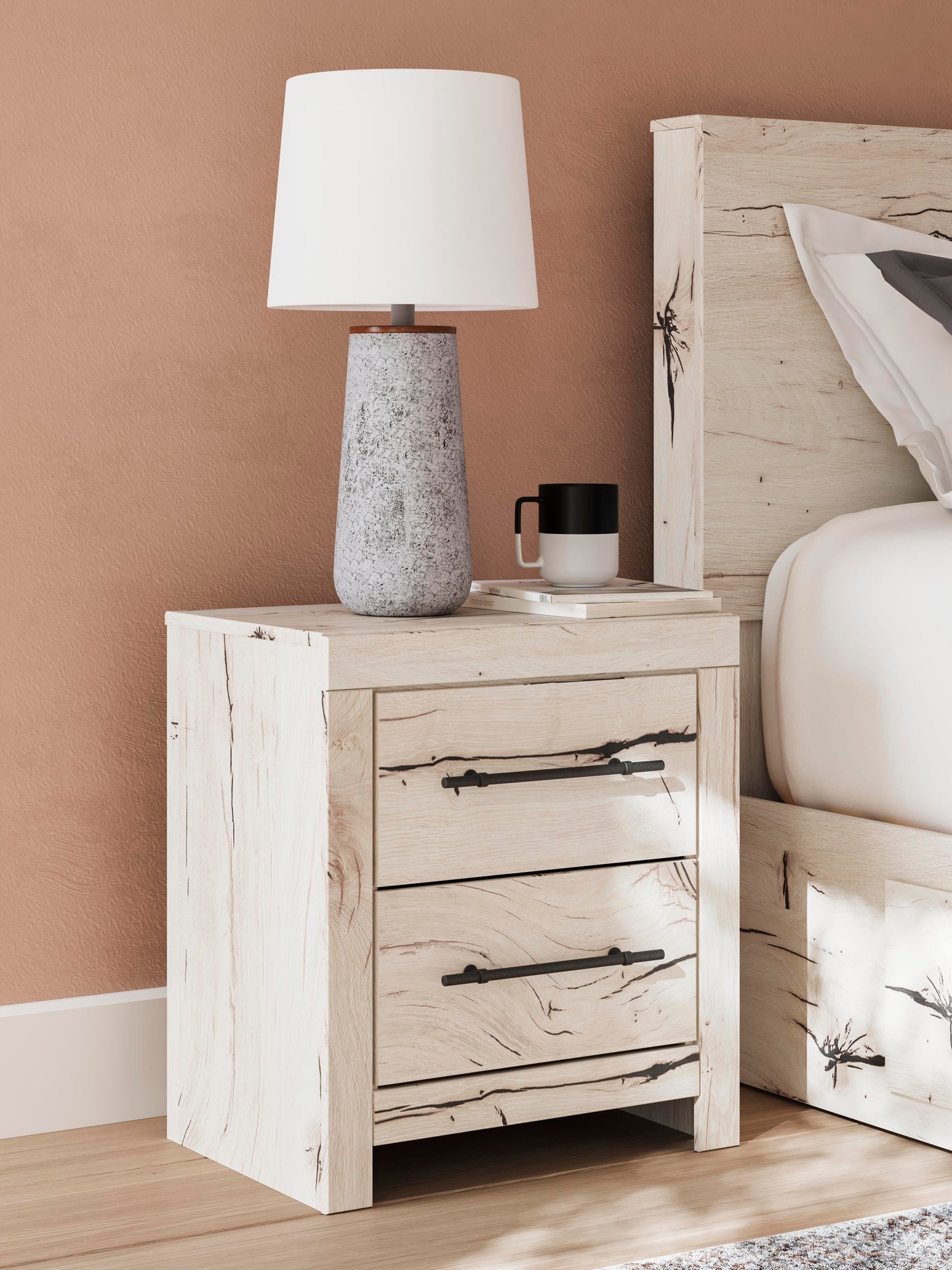 Lawroy Queen Panel Bed, Dresser, Mirror and Nightstand