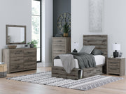 Urbanoore Twin Panel Bed with Storage