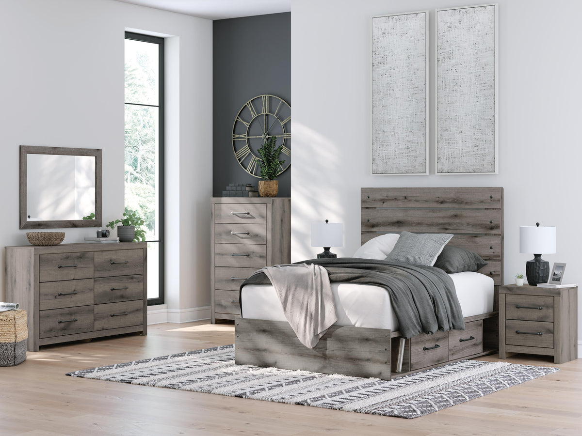 Urbanoore Full Panel Storage Bed