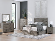 Urbanoore Full Panel Bed with Storage