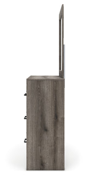Graystorm Queen Panel Bed, Dresser and Mirror