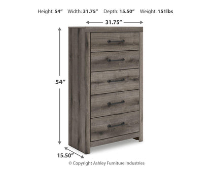 Urbanoore Five Drawer Chest