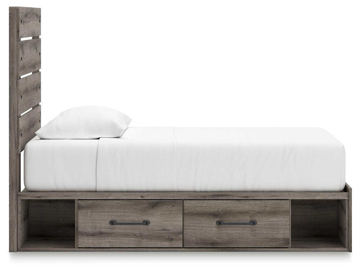 Urbanoore Twin Panel Storage Bed