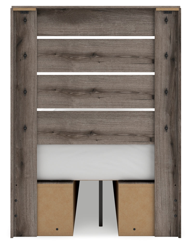 Urbanoore Twin Panel Bed with Storage