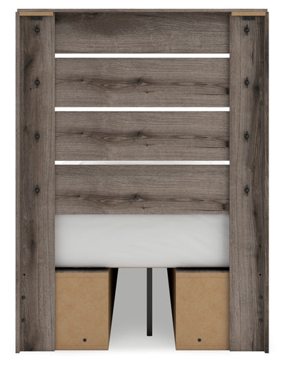 Urbanoore Twin Panel Bed with Storage