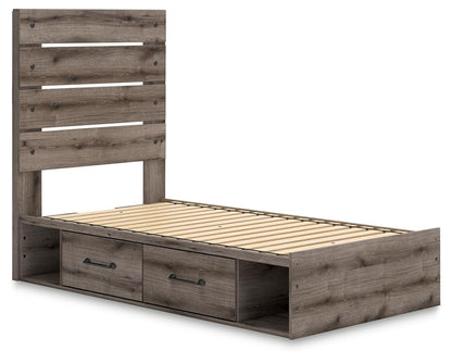 Urbanoore Twin Panel Bed with Storage