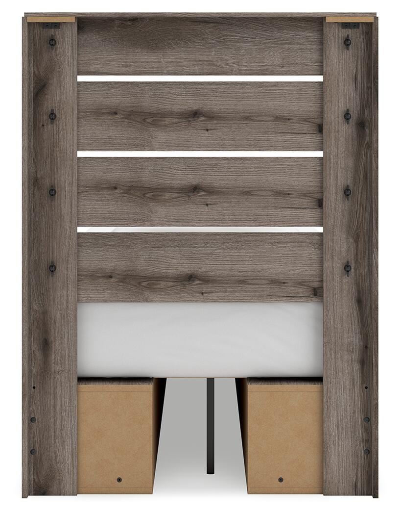 Urbanoore Twin Panel Bed with Storage