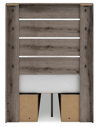 Urbanoore Twin Panel Bed with Storage
