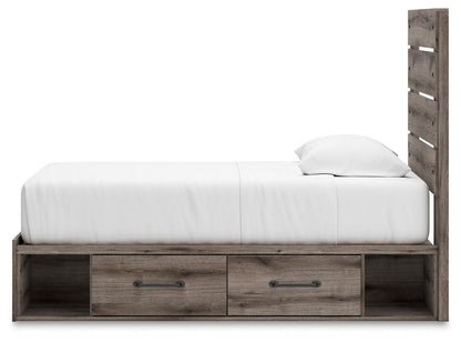 Urbanoore Twin Panel Bed with Storage