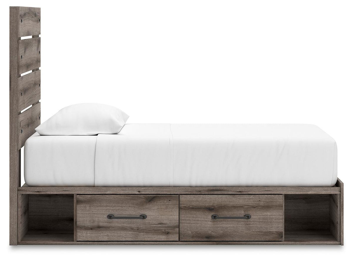 Urbanoore Twin Panel Bed with Storage
