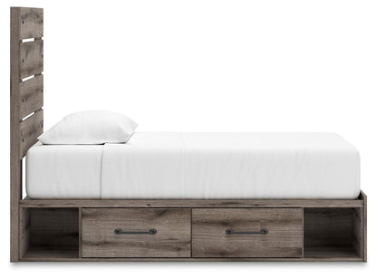 Urbanoore Twin Panel Bed with Storage