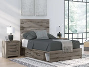 Urbanoore Queen Panel Storage Bed