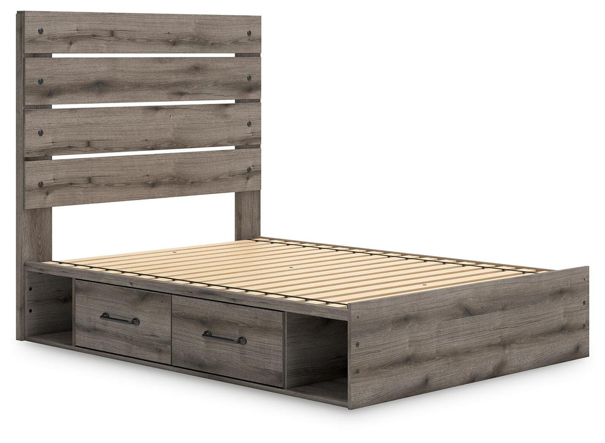 Urbanoore Full Panel Bed with Storage