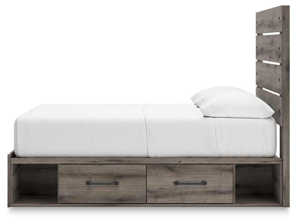 Urbanoore Full Panel Bed with Storage