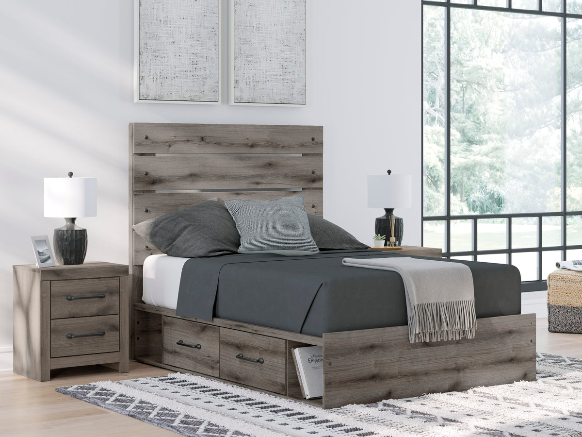 Urbanoore King Panel Storage Bed