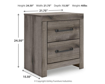 Urbanoore Two Drawer Night Stand