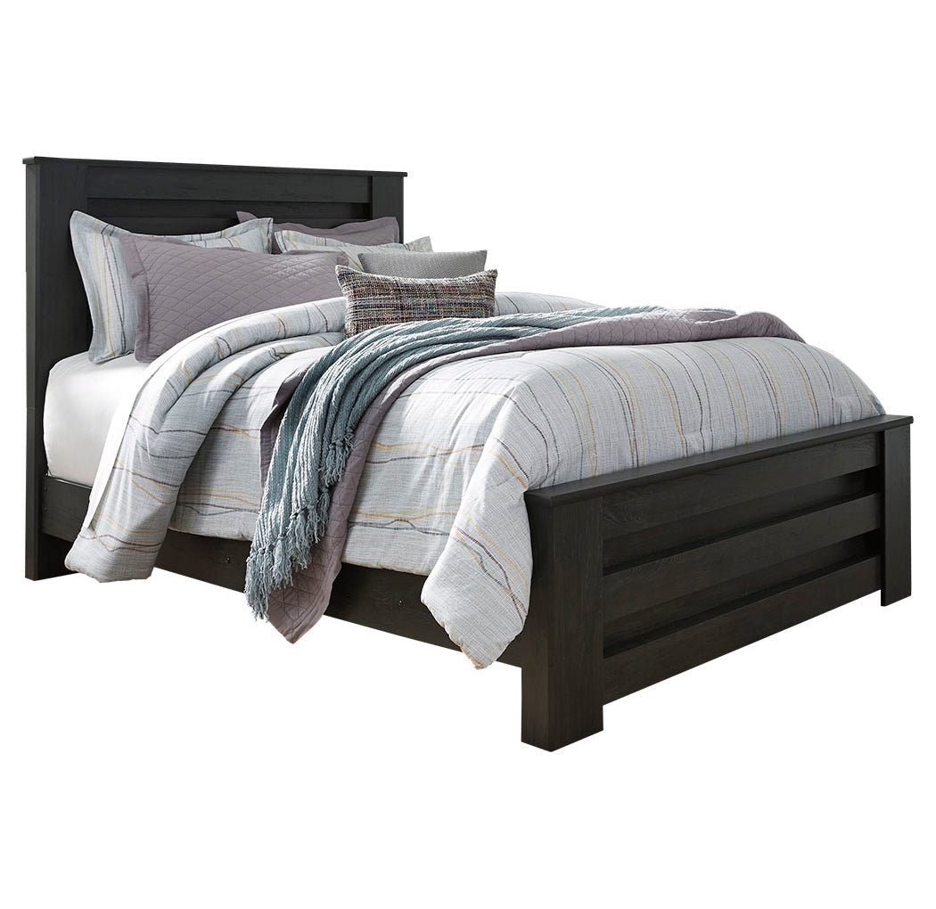 Brinxton Queen Panel Bed, Dresser, Mirror and Nightstand