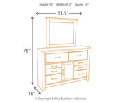 Juararo Dresser and Mirror