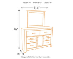 Juararo Dresser and Mirror