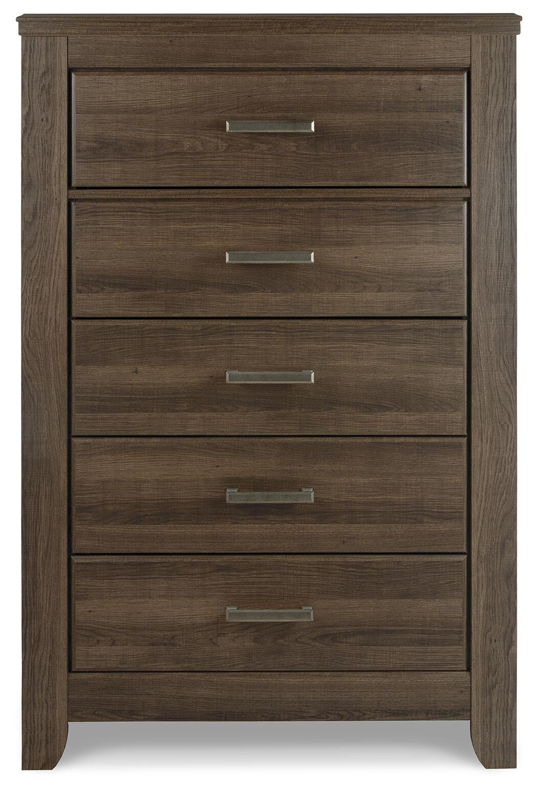 Juararo California King Panel Bed, Dresser, Chest and Nightstand