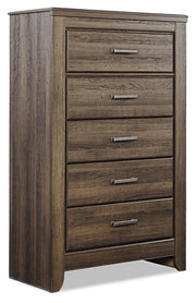 Juararo King Poster Bed, Dresser and Chest