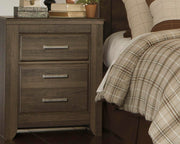 Juararo Queen Poster Bed, Dresser, Mirror, Chest and 2 Nightstands